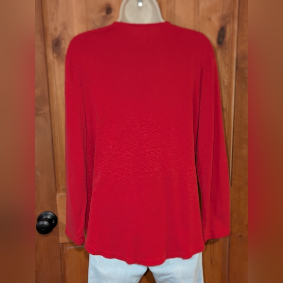 Ruff Hewn Red Lace-Up Top‎ - Picture 3 of 7